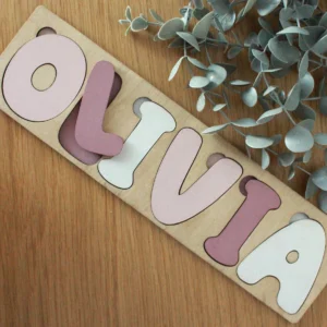 Puzzle de Madera con Nombre