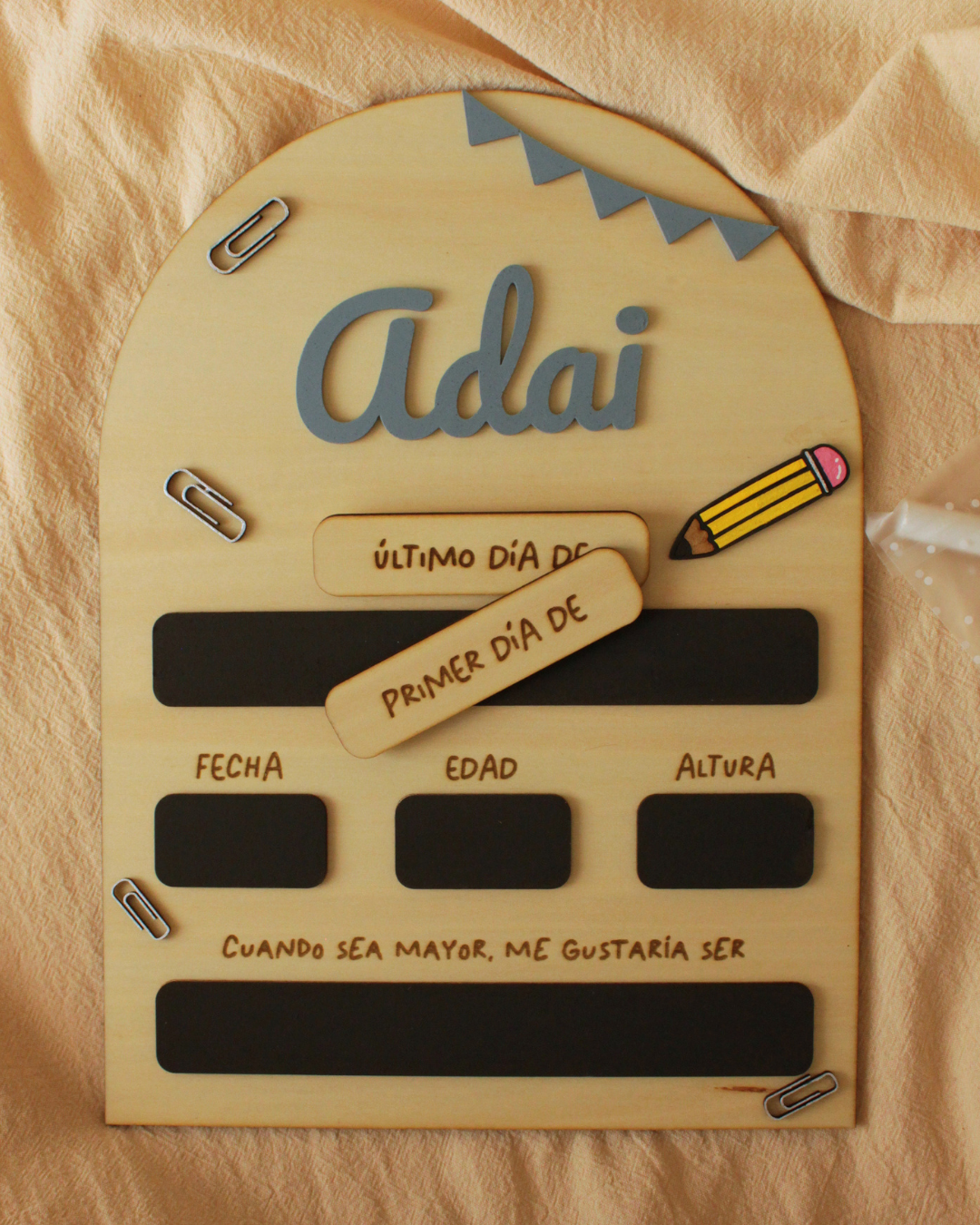 Placa Primer y Último Día de Cole - Imagen 5