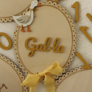 Set Placas Cumplemes Vintage Oca