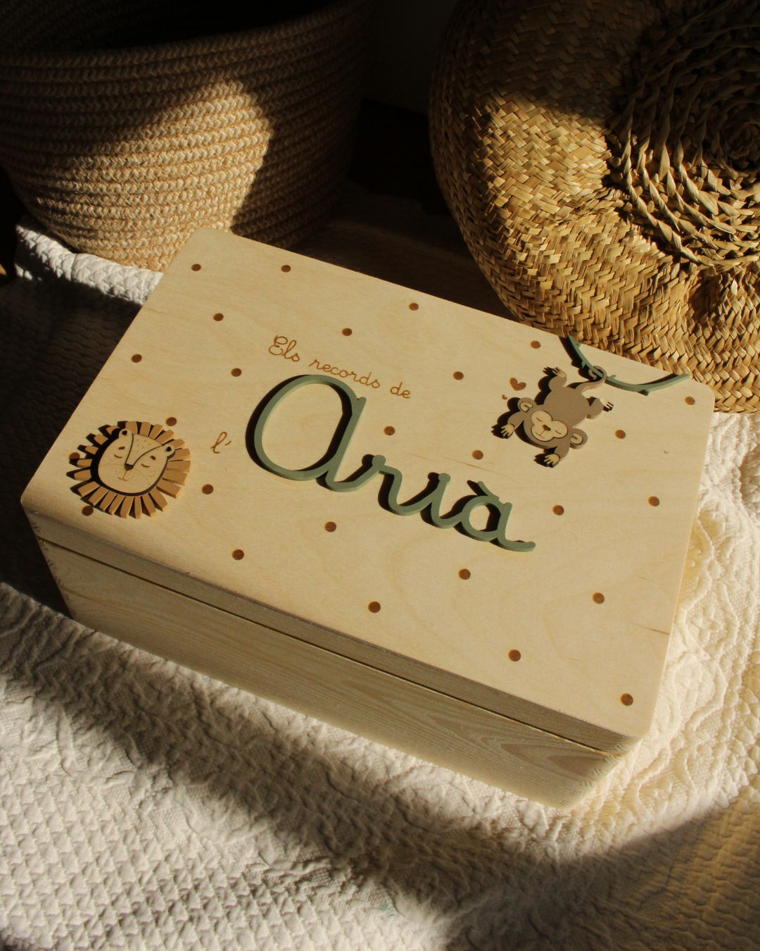 Caja de Nacimiento Personalizada Selva